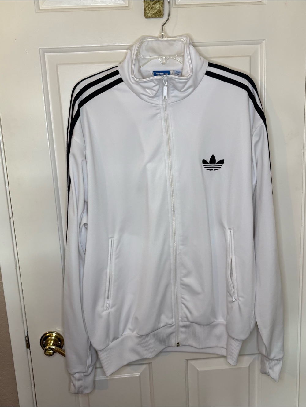 Adidas Men’s White Track Jacket